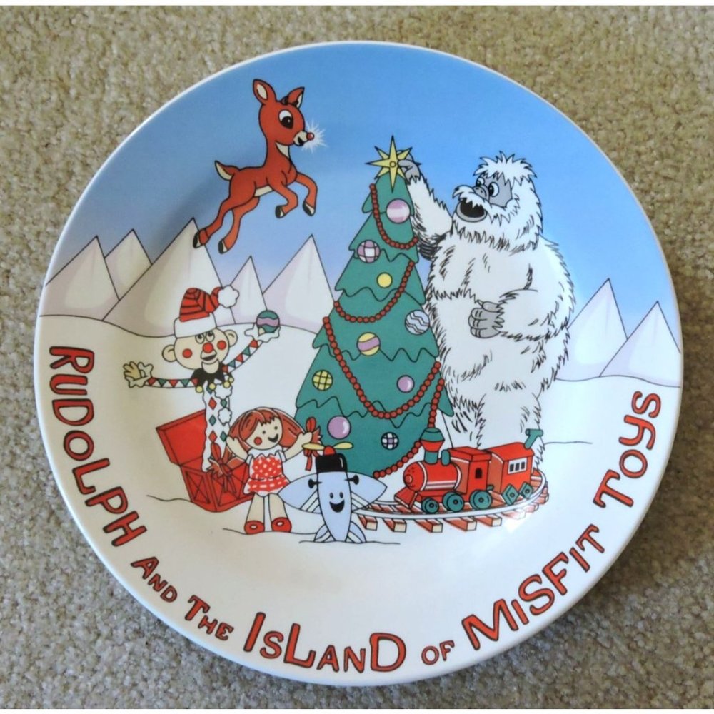 Rudolph and the Island of Misfit Toys Collector Plate Christmas Vintage